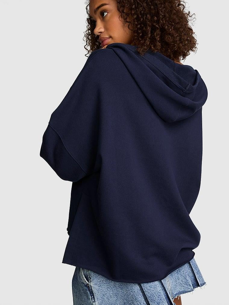 Pink Bagcik Detayli Kapusonlu Sweatshirt arka görünümü