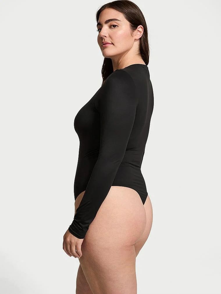 Feathersoft Alttan Citcitli Uzun Kollu Body arka görünüm