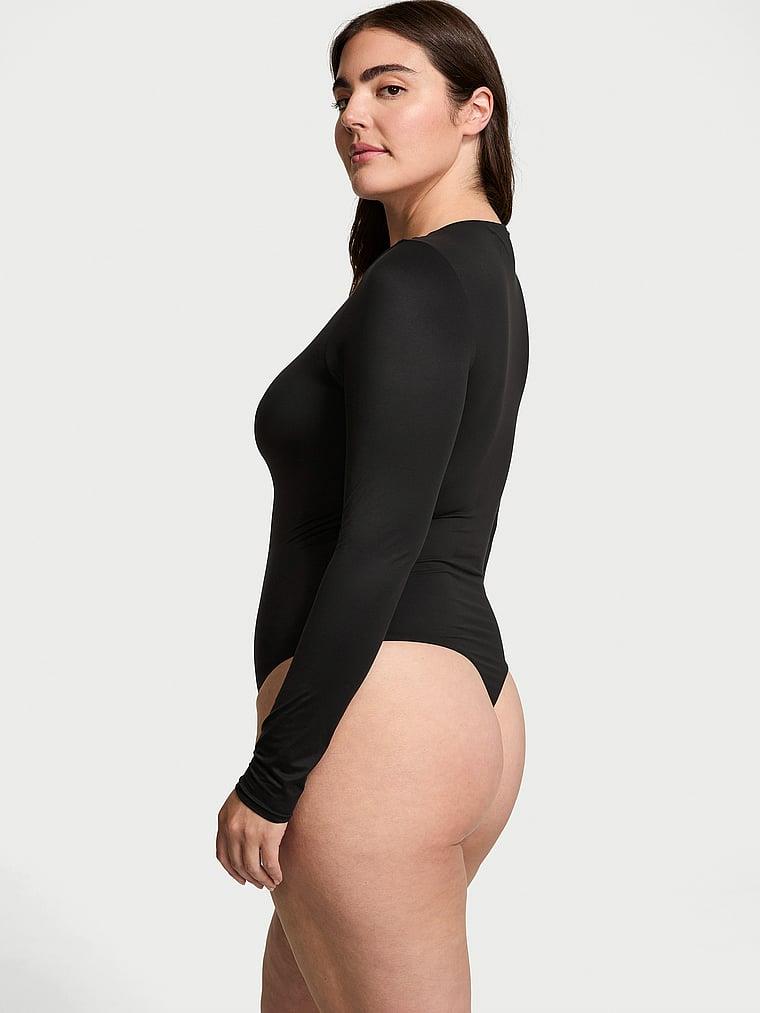Feathersoft Alttan Citcitli Uzun Kollu Body arka görünümü