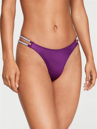 Işıltılı Cift Askili Smooth Tanga