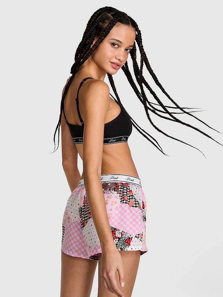 Pink Ipeksi Pijama Sortu arka görünüm