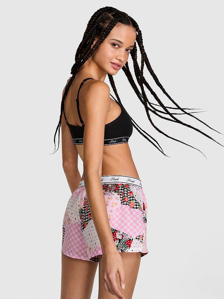 Pink Ipeksi Pijama Sortu arka görünümü