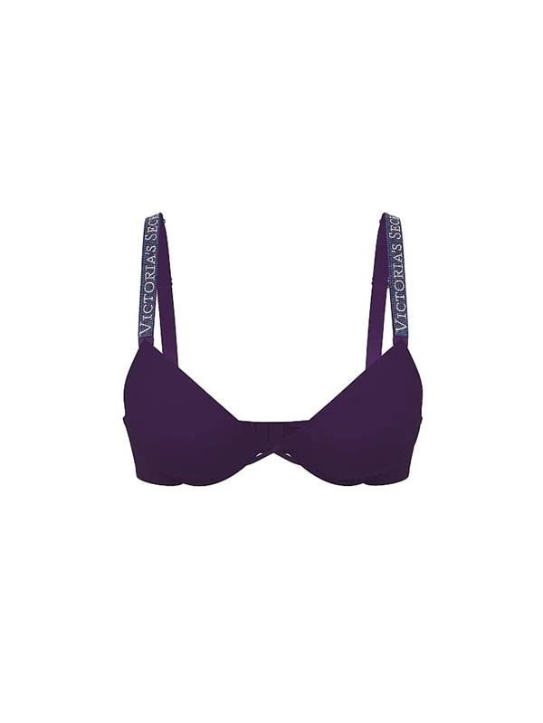 Işıltılı Askili Push Up Sütyen ön görünüm