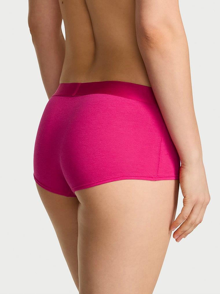 Logo Detayli Kalpli Boyshort Kulot arka görünümü