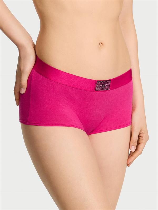 Logo Detayli Kalpli Boyshort Kulot
