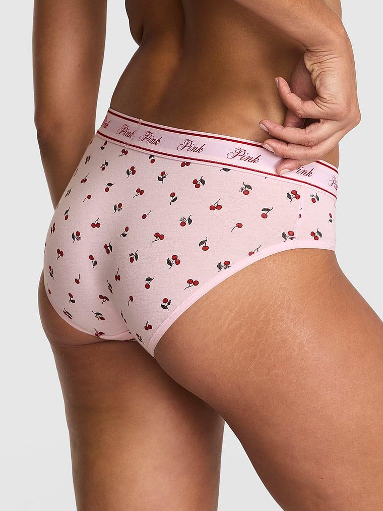 Pink Logolu Pamuklu Hiphugger Kulot arka görünümü