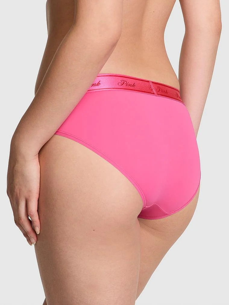 Pink Mikro Logolu Hipster Kulot arka görünüm