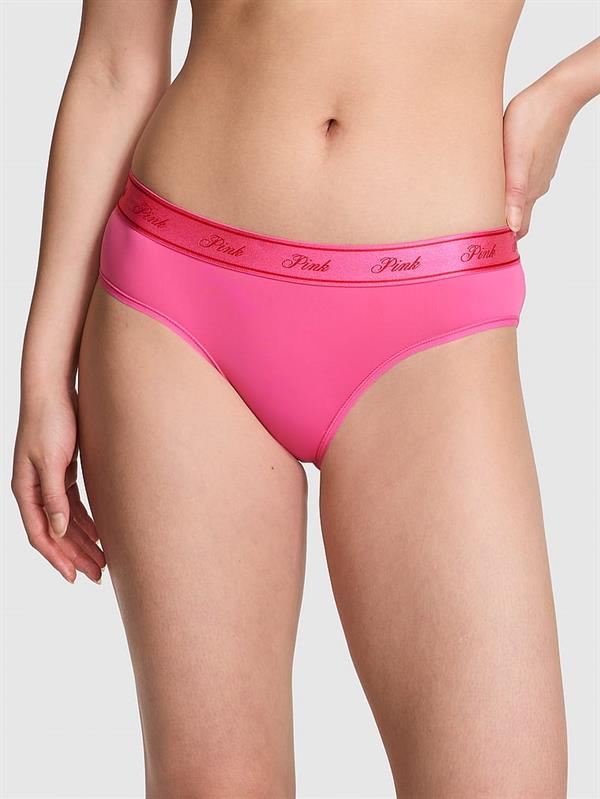 Pink Mikro Logolu Hipster Kulot