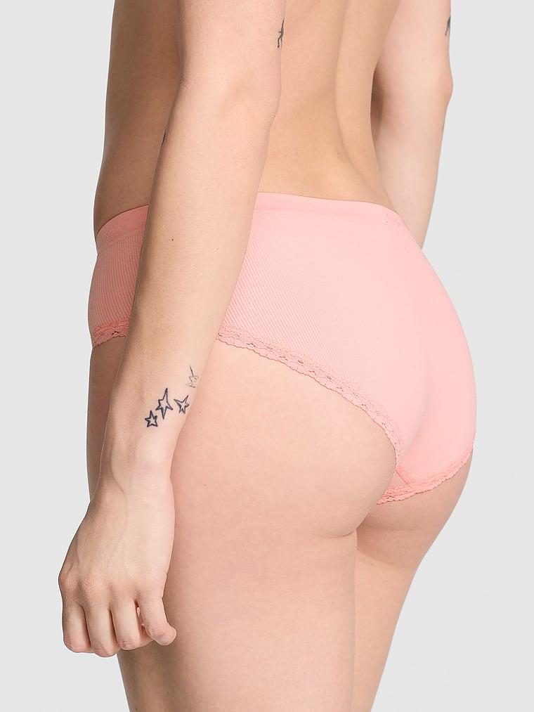 Pink Seamless Hiphugger Kulot arka görünümü
