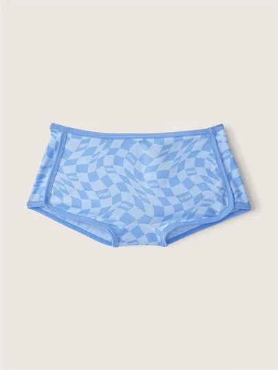 Pink Pamuklu Boyshort Kulot