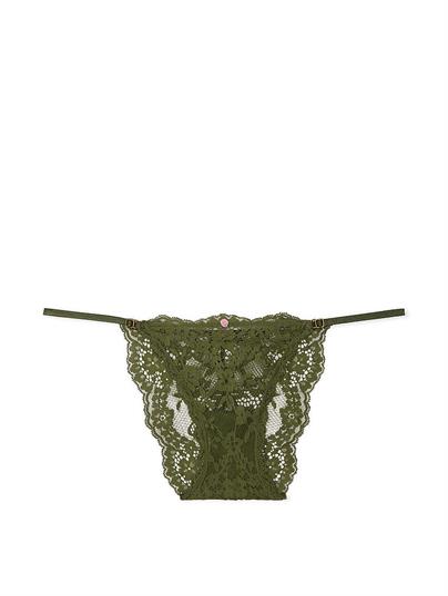 Dantelli Ayarlanabilir Askili Bikini Kulot