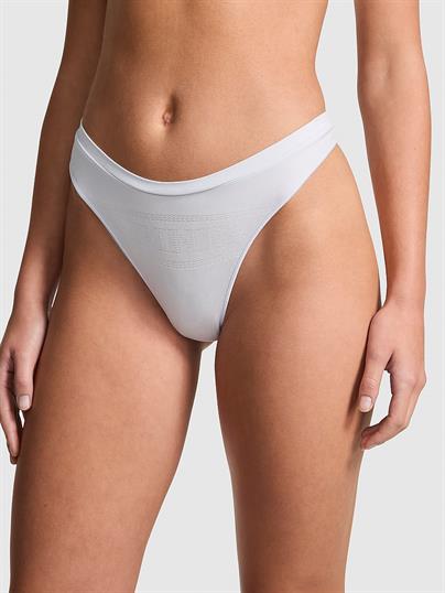Pink Seamless Derin Bacak Kesim Tanga