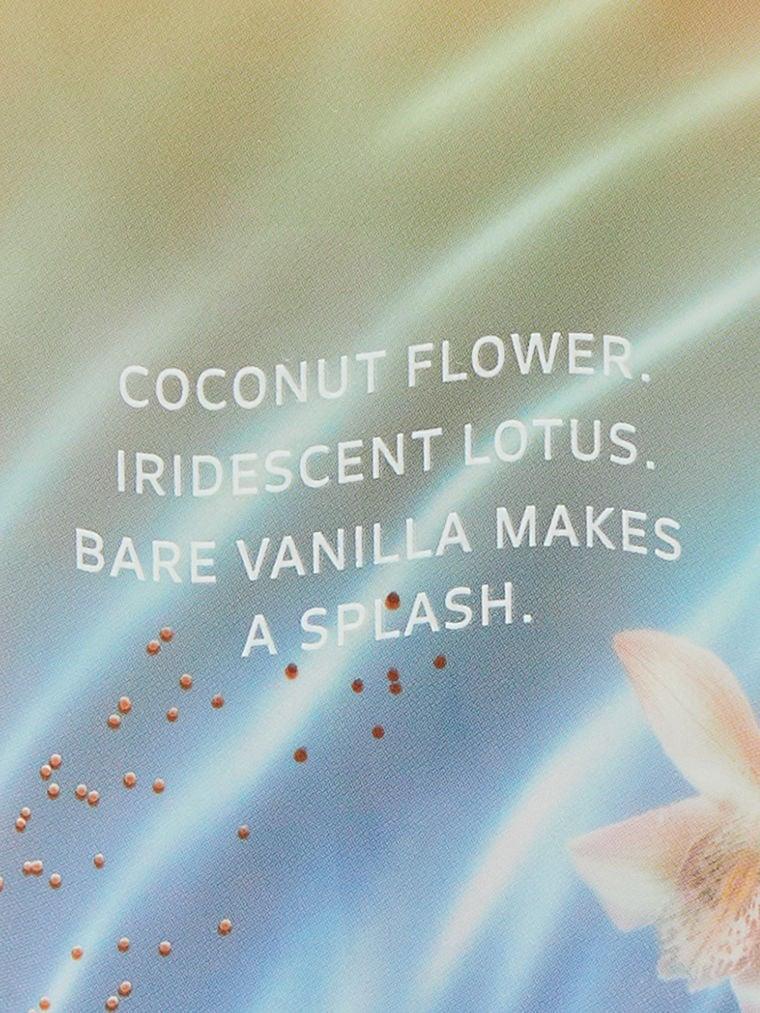 Bare Vanilla Splash Vücut Losyonu arka görünümü