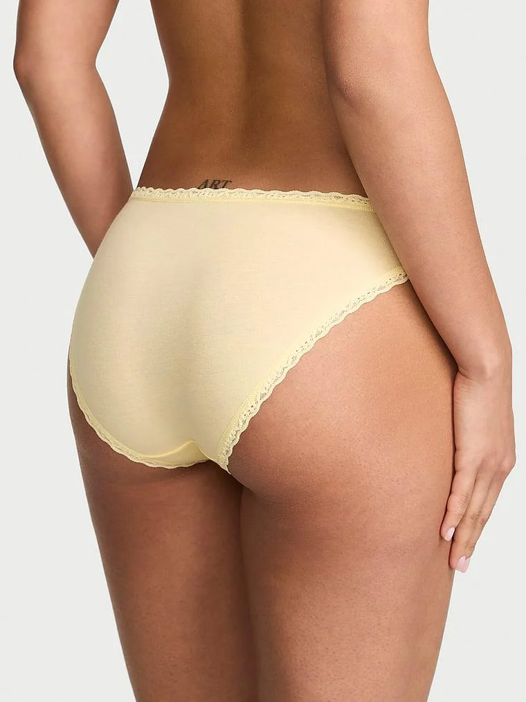Dantelli Pamuklu Bikini Kulot arka görünüm