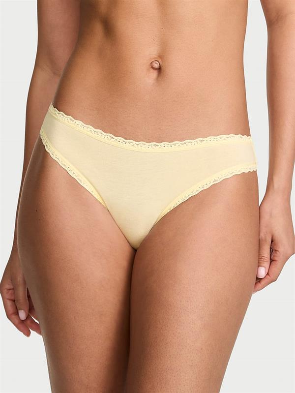 Dantelli Pamuklu Bikini Kulot ön görünüm