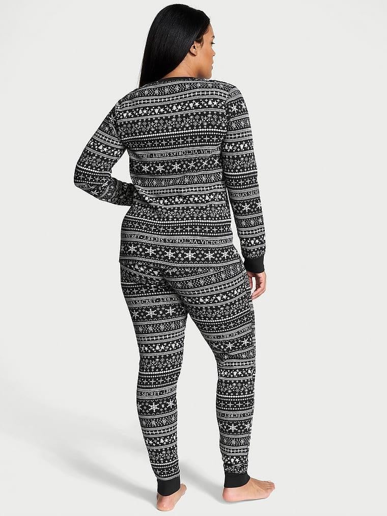 Termal Uzun Pijama Takimi arka görünüm
