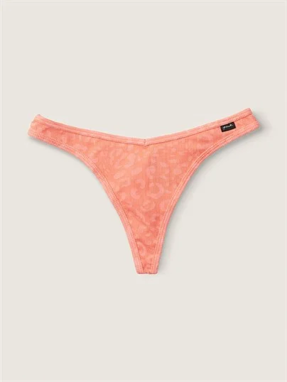 Pink Pamuklu Tanga Kulot ön görünüm