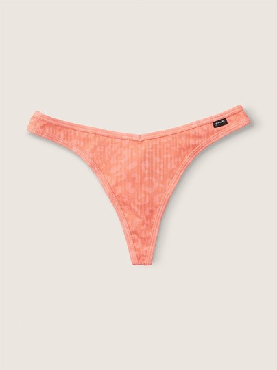 Pink Pamuklu Tanga Kulot