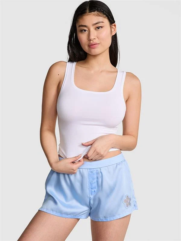 Pink Ipeksi Boxy Pijama Sortu ön görünüm
