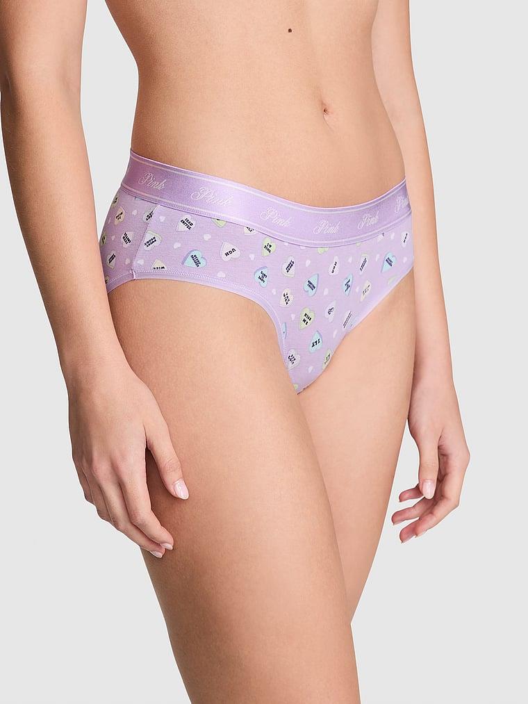 Pink Logolu Pamuklu Hiphugger Kulot arka görünümü
