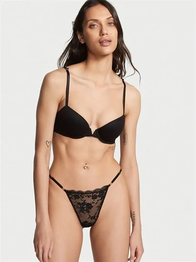 Ayarlanabilir Askili Dantelli Bikini Kulot