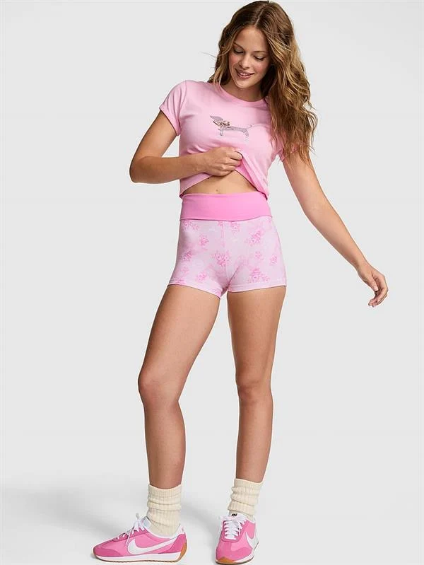 Pink Pink X Loveshackfancy Beli Katlanabilen Mini Sort