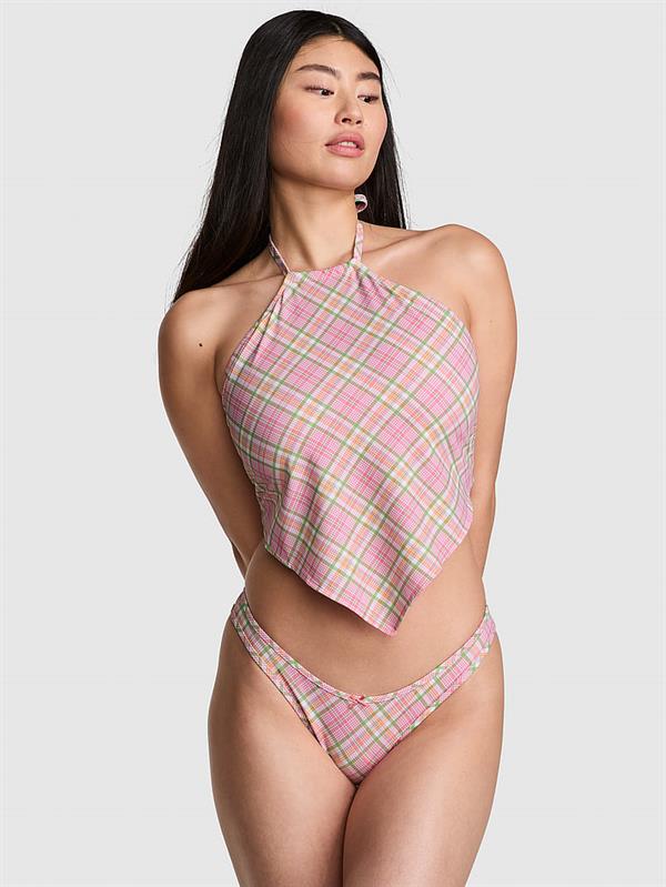 Pink Maya Halter Bikini Ustu