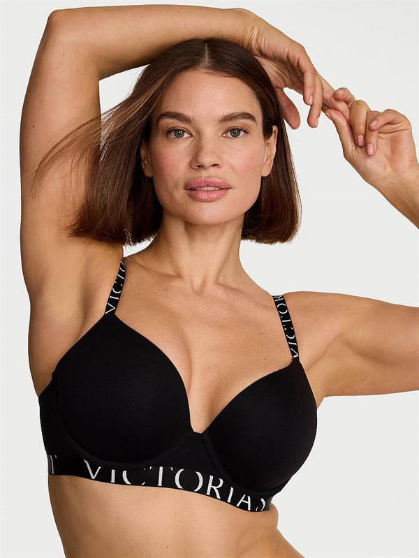 Perfect Shape Pamuklu Logo Detayli Push Up Sütyen