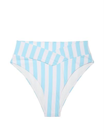 Capraz Gecisli Yüksek Bel Bikini Alti