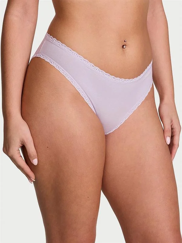 Dantelli Pamuklu Bikini Kulot