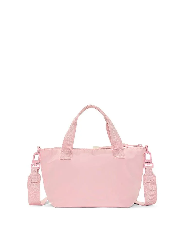 Pink Mini Tote Çanta arka görünüm