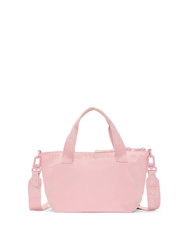 Pink Mini Tote Çanta arka görünümü