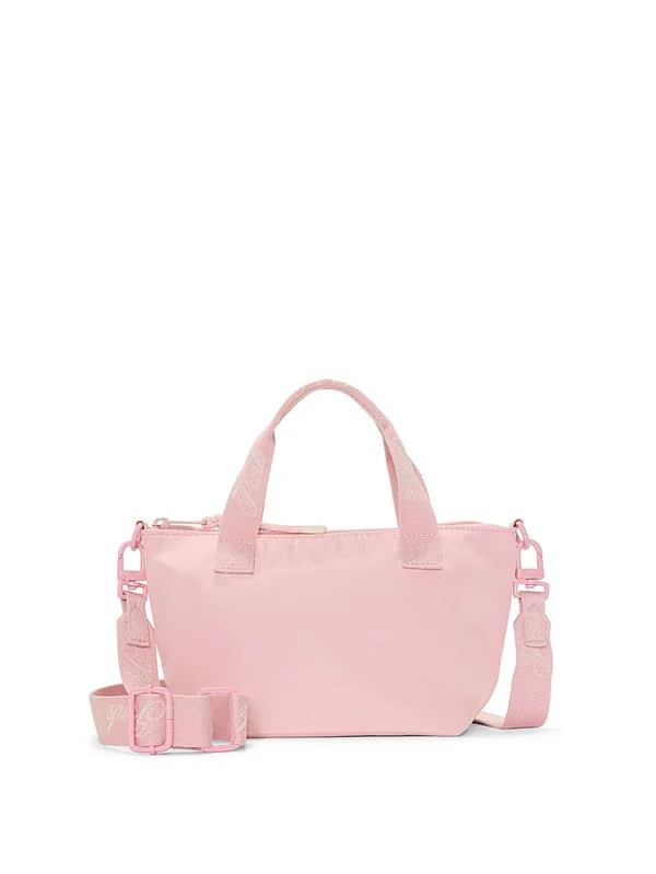 Pink Mini Tote Çanta ön görünüm