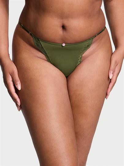Dantel Kenarli Ayarlanabilir Ipli Bikini Kulot
