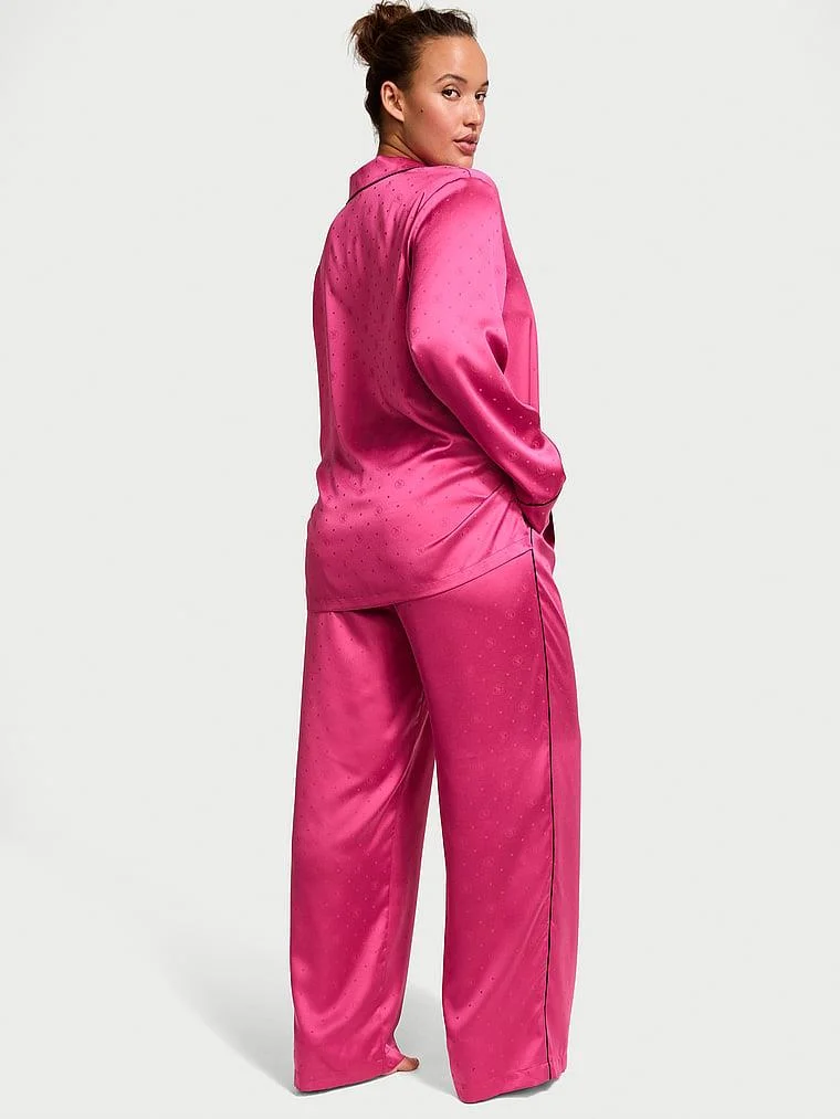 Saten Pijama Takimi arka görünüm