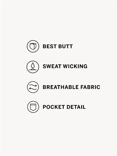Pink Seamless Yüksek Bel Sort