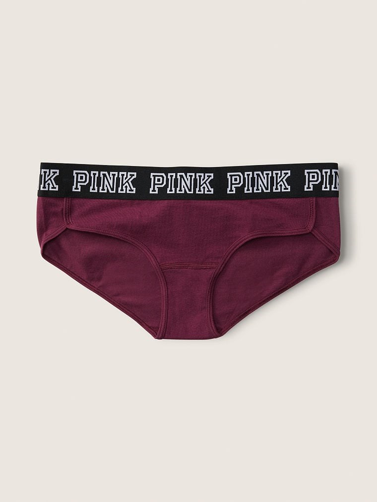 Victorias S Secret Pink Logolu Hipster Kulot arka görünüm