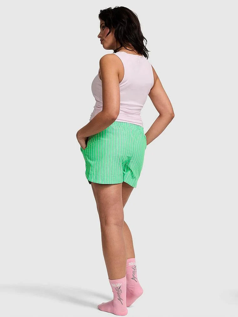 Pink Boyfriend Boxer Pijama Sortu arka görünüm