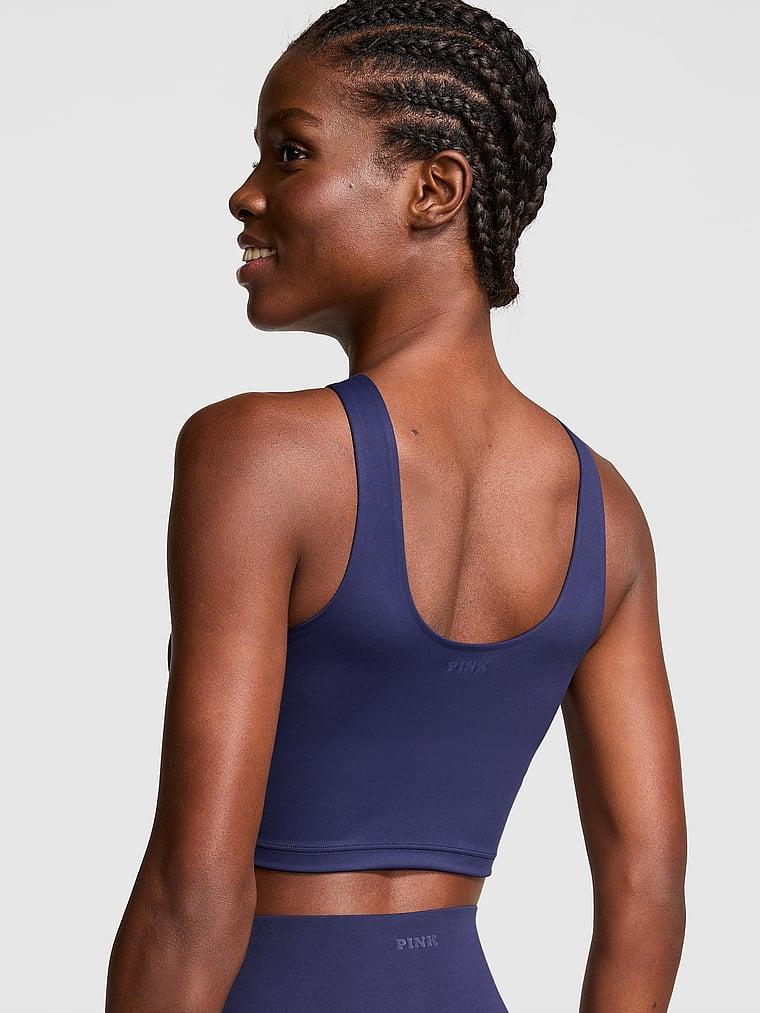 Pink Relay Longline Sporcu Sütyeni arka görünümü