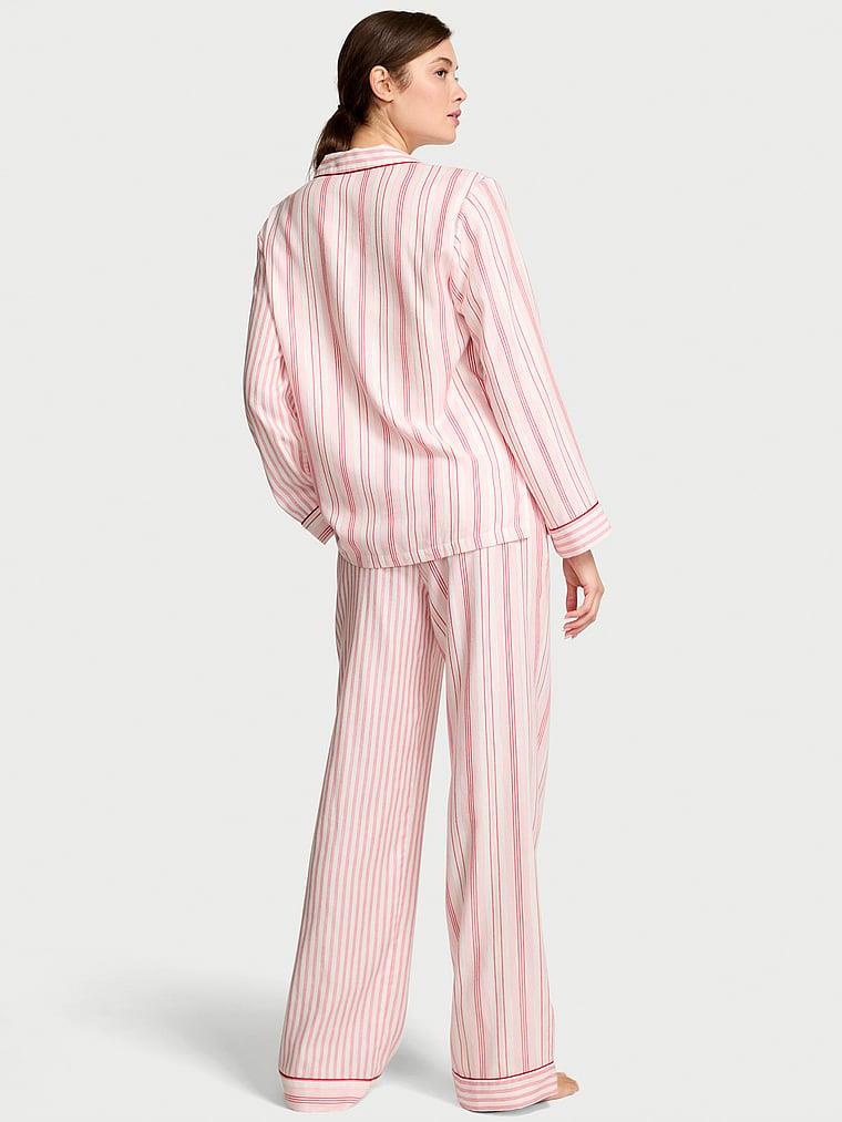 Pamuklu Uzun Pijama Takimi arka görünüm