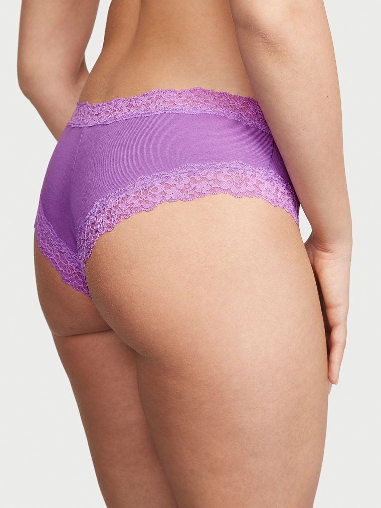 Posey Beli Dantelli Pamuklu Cheeky Kulot arka görünüm