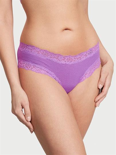 Posey Beli Dantelli Pamuklu Cheeky Kulot
