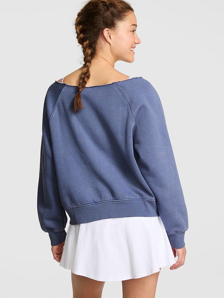 Pink Ivy Omzu Acik Sweatshirt arka görünümü