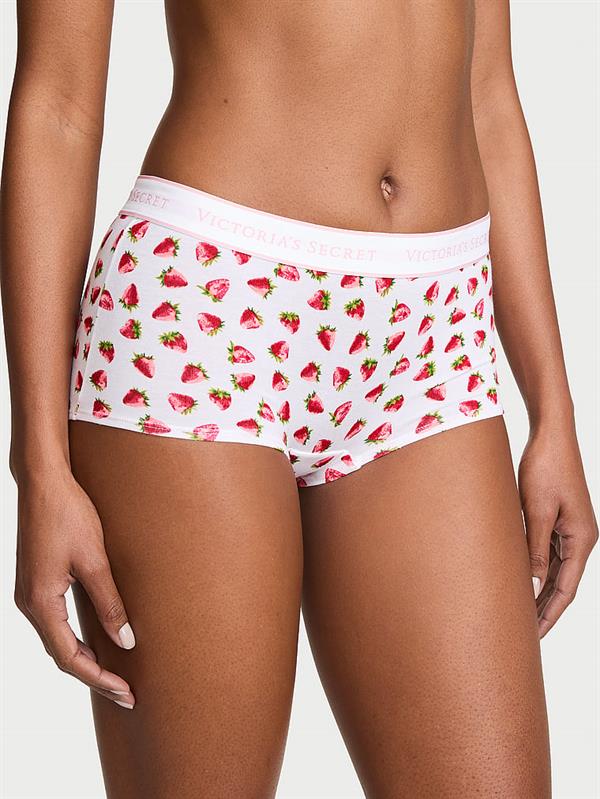 Logolu Pamuklu Boyshort Kulot