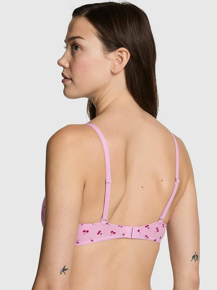 Pink Wear Everywhere Hafif Dolgu Destekli Balensiz Sütyen arka görünüm