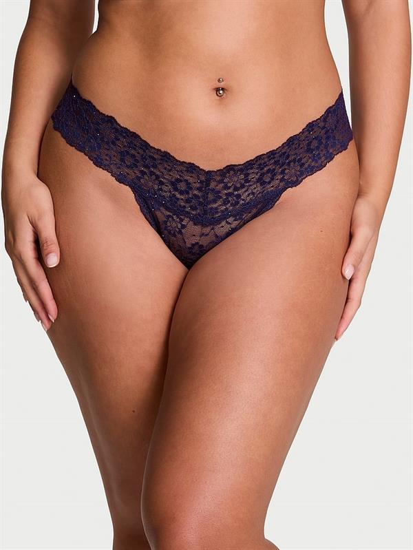 Payetli Posey Dantelli Tanga