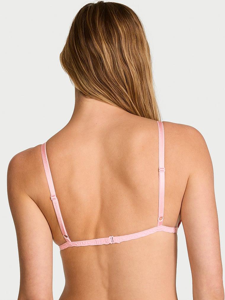 Dantelli Desteksiz Ucgen Bralet arka görünüm