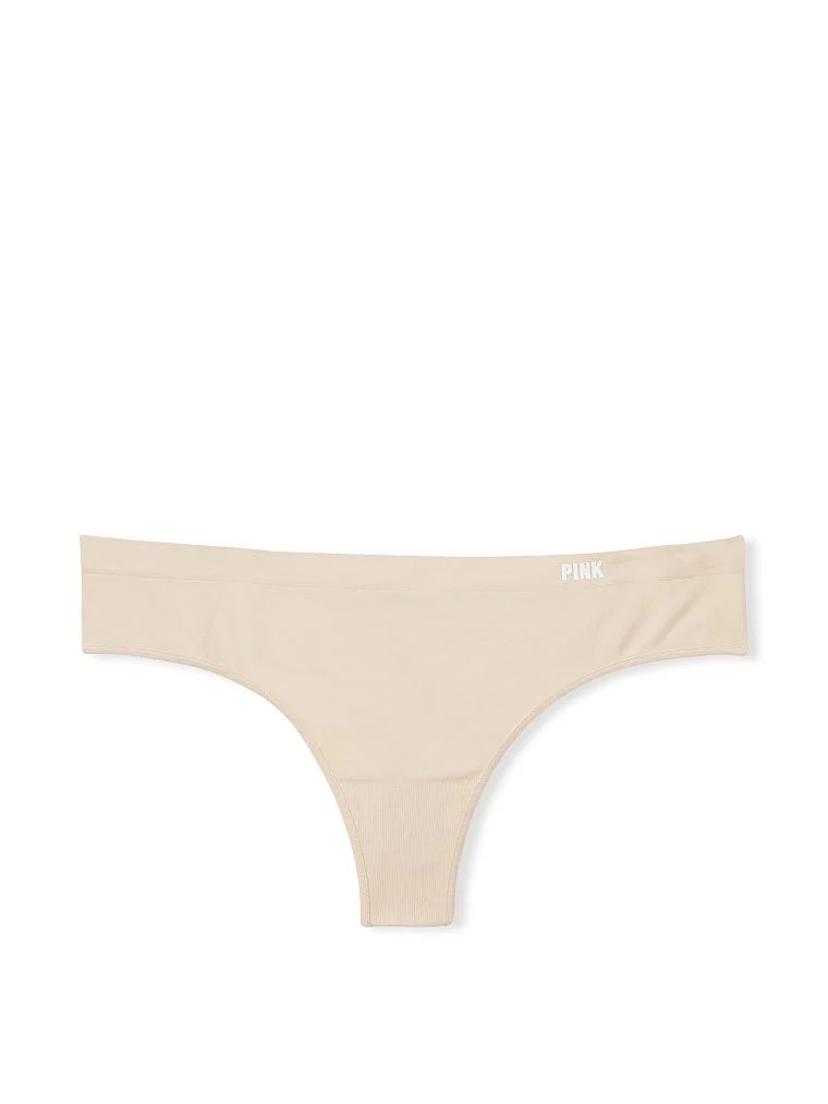 Pink Seamless Tanga arka görünüm