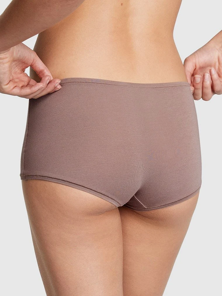 Pink Pamuklu Boyshort Kulot arka görünüm
