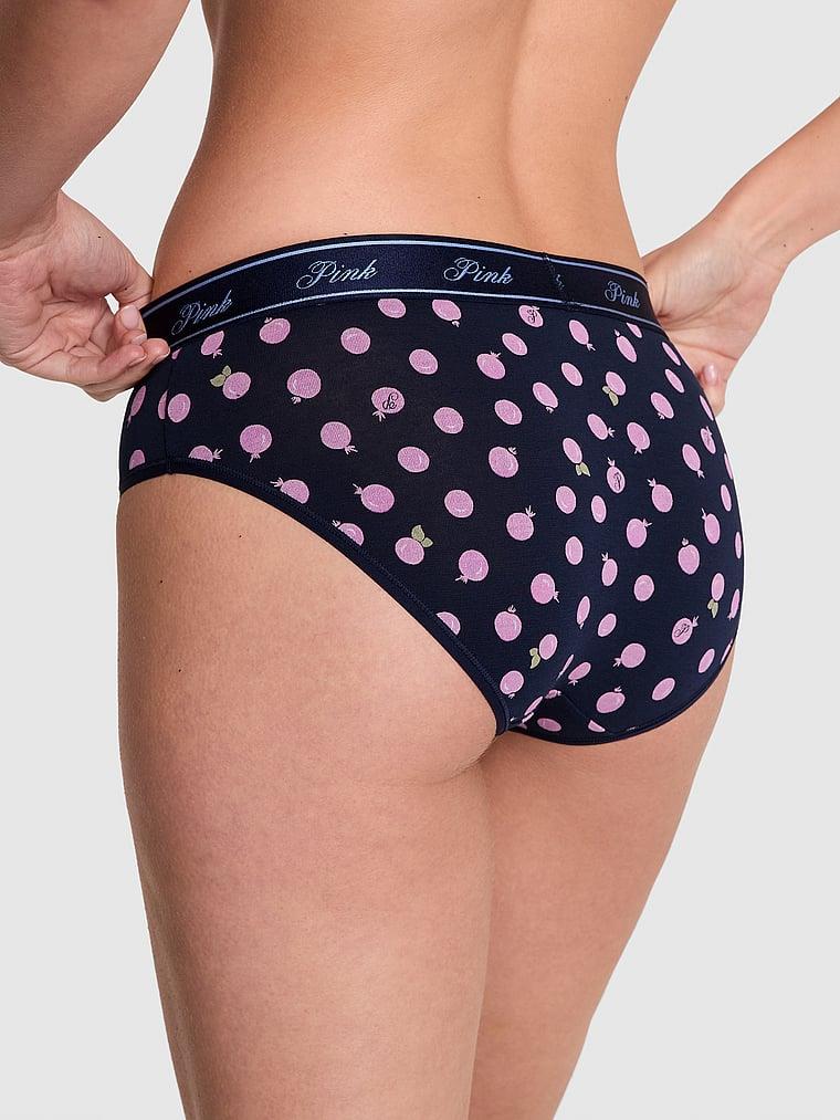 Pink Logolu Pamuklu Hiphugger Kulot arka görünümü